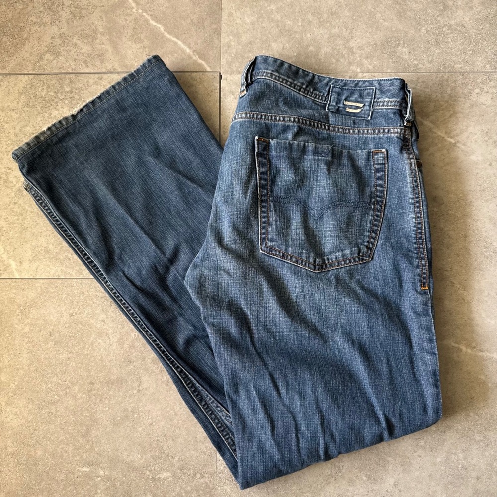 Vintage Diesel Zathan Bootcut Made in Italy Blue Denim Jeans 36